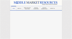 Desktop Screenshot of midmarketresources.com