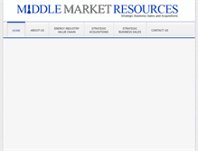 Tablet Screenshot of midmarketresources.com
